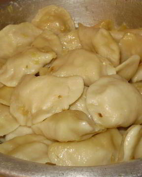 Заварные вареники с картошкой