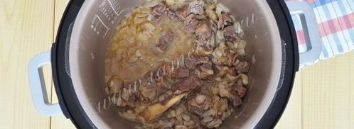 домашнее жаркое на пиве с тыквой в мультиварке. Шаг 9