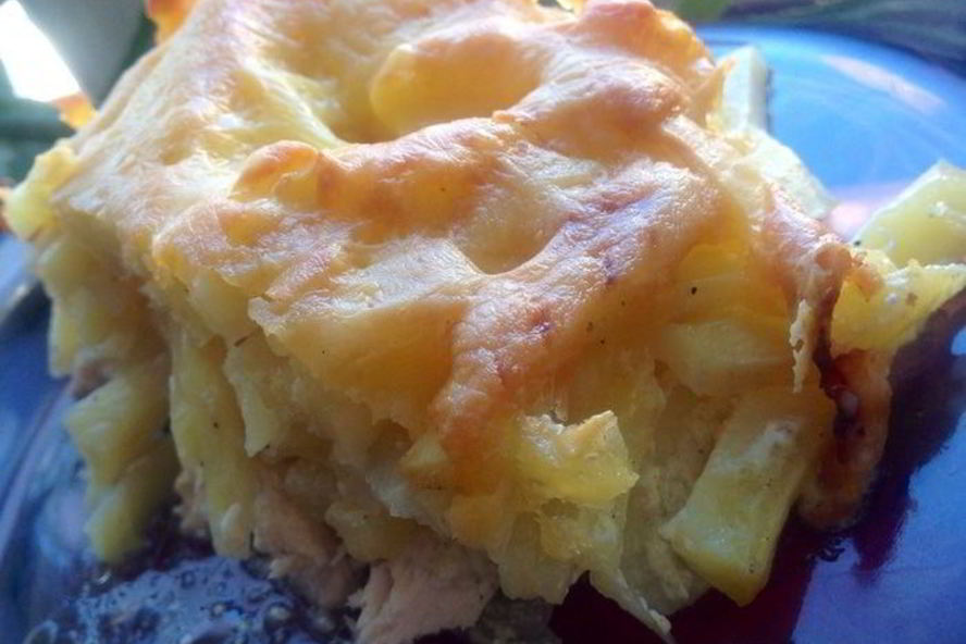 Рецепт слоеного жаркого