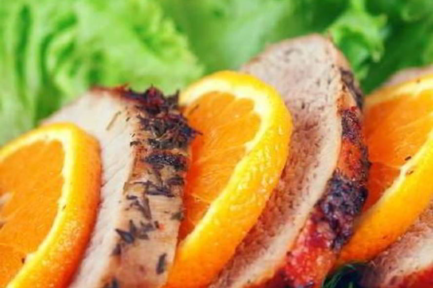 Рецепт свиного жаркого с апельсинами