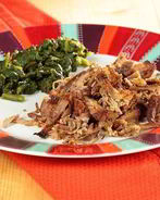 Жаркое из говядины с чесноком