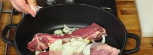 жаркое из говядины с чесноком. Шаг 2