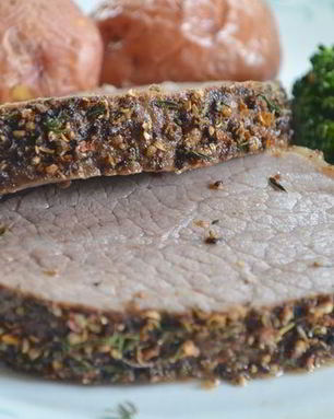 Жаркое из говядины с пряной корочкой