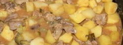 жаркое из куриных потрохов. Шаг 5