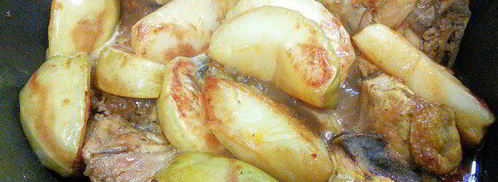 жаркое из курицы с айвой. Шаг 9