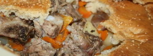 жаркое под хлебной корочкой. Шаг 12