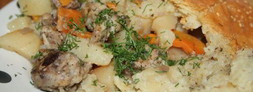 жаркое под хлебной корочкой. Шаг 13