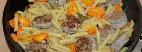 жаркое с фрикадельками и макаронами. Шаг 5