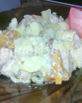 Жаркое с лисичками в мультиварке