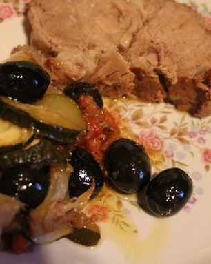 Жаркое с пряными травами и овощами