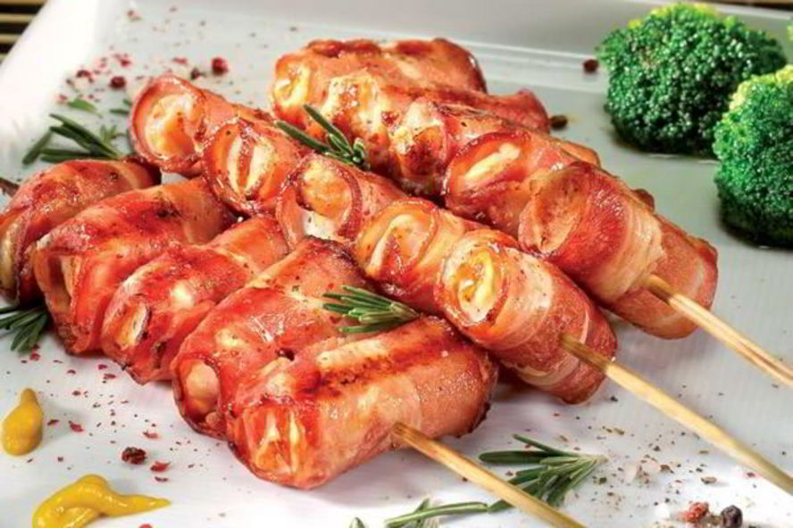 Рецепт жаркого в пивном маринаде и сырные шашлычки