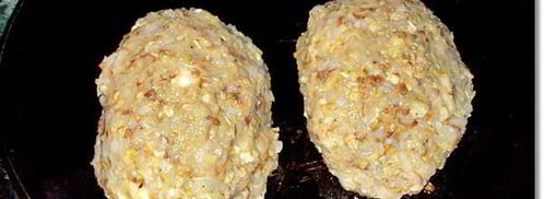 гречнево-куриные зразы с сыром. Шаг 5