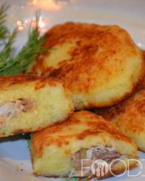 Картофельные зразы с мясом