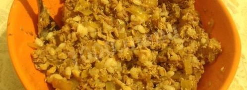 картофельные зразы с сайрой. Шаг 4