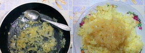 картофельные зразы с сосиской. Шаг 2