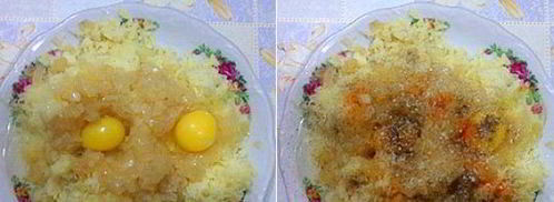 картофельные зразы с сосиской. Шаг 3