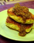 Курино-картофельные зразы с начинкой