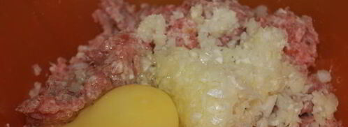 мясные зразы с капустой и яйцом. Шаг 3