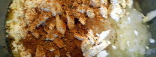 мясные зразы с клубникой и сыром фета. Шаг 3