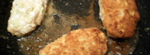 мясные зразы с клубникой и сыром фета. Шаг 10