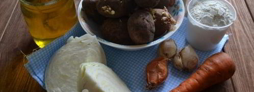 постные картофельные зразы с капустой. Шаг 2