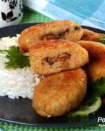 Рыбные зразы с грибной начинкой