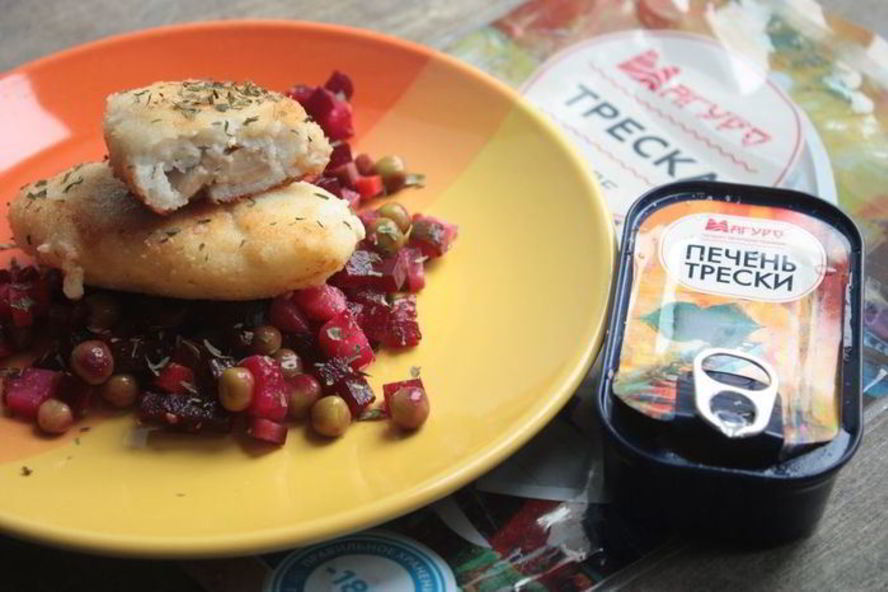 Рецепт рыбных зраз с печенью трески