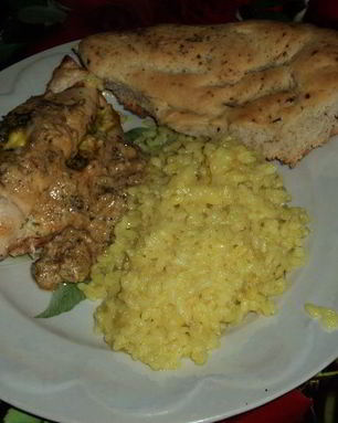 Зразы из индейки с сыром