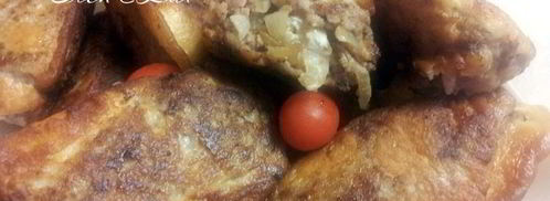 зразы по особому с начинкой из жареного лука и брынзы. Шаг 9