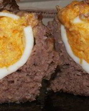 Зразы с яично-сырной начинкой