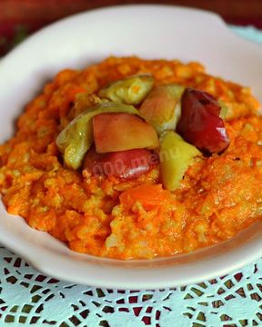 Ароматная тыквенная каша с рисом