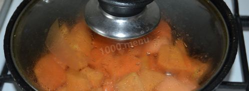 ароматная тыквенная каша с рисом. Шаг 4