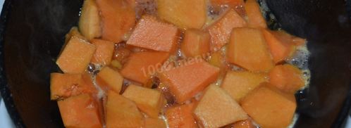 ароматная тыквенная каша с рисом. Шаг 7