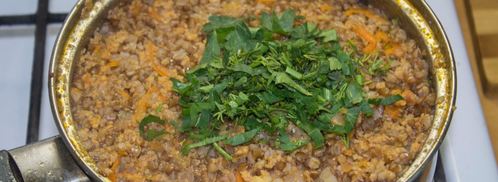 гречка по купечески с фаршем. Шаг 13