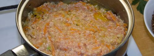 гречка по купечески с фаршем. Шаг 7