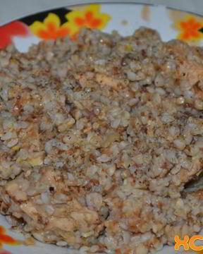 Гречка по-купечески с курицей