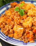 Гречка по-купечески в мультиварке с курицей