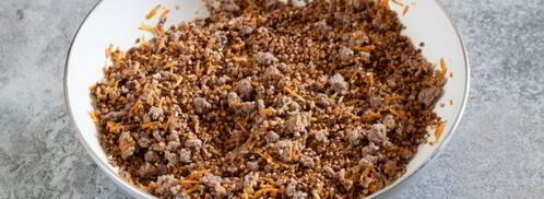 гречка с фаршем на сковороде. Шаг 5