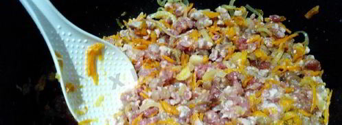 гречка с фаршем в мультиварке. Шаг 5