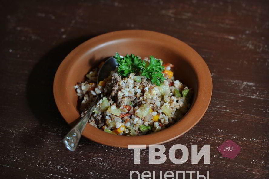Рецепт гречки с фаршем