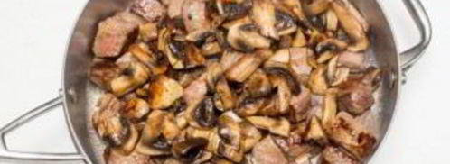 гречка с грибами и мясом. Шаг 4