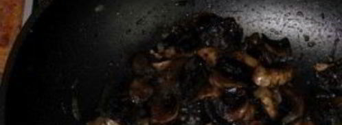 гречка с грибами и сметаной. Шаг 3