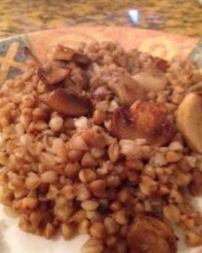 Гречка с грибами в мультиварке