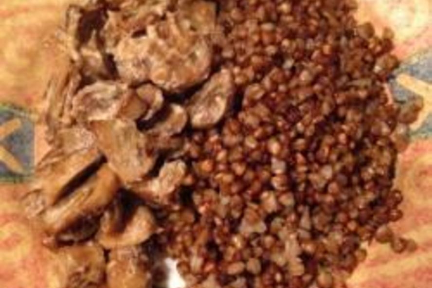 Рецепт гречки с грибного подливого