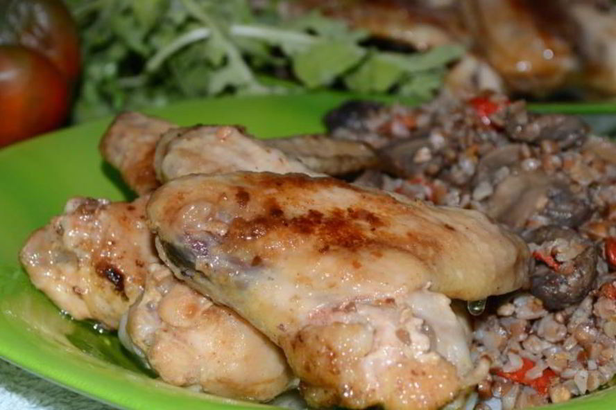 Рецепт гречки с курицей и грибами из мультиварки