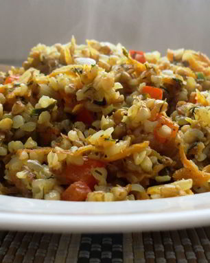 Гречка с курицей в мультиварке