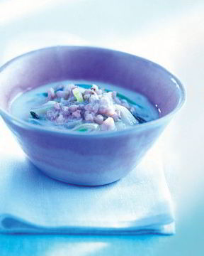 Гречка с луком-пореем