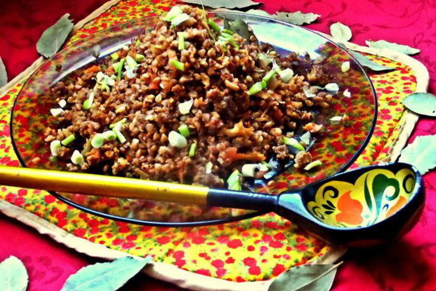 Рецепт гречки с мясома и корнеплодами