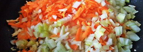 гречка с мясом и корнеплодами. Шаг 4