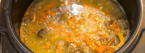 гречка с мясом и морковью в мультиварке. Шаг 15